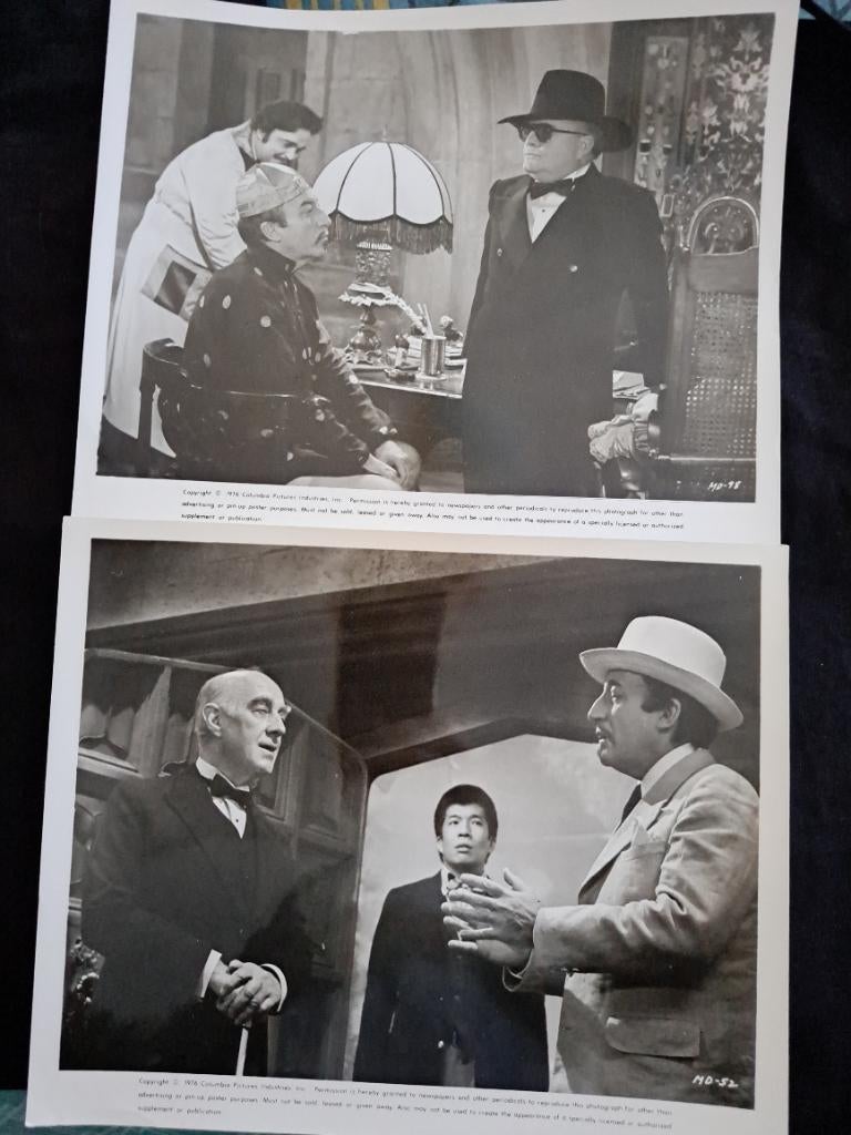 Peter Sellers e.a. 2 orginele foto's, Ophalen of Verzenden, Zo goed als nieuw, Film, Foto of Kaart