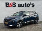 Peugeot 3008 1.2 PureTech Premium Automaat Trekhaak Cruise C, Gebruikt, 1199 cc, Blauw, Leder en Stof