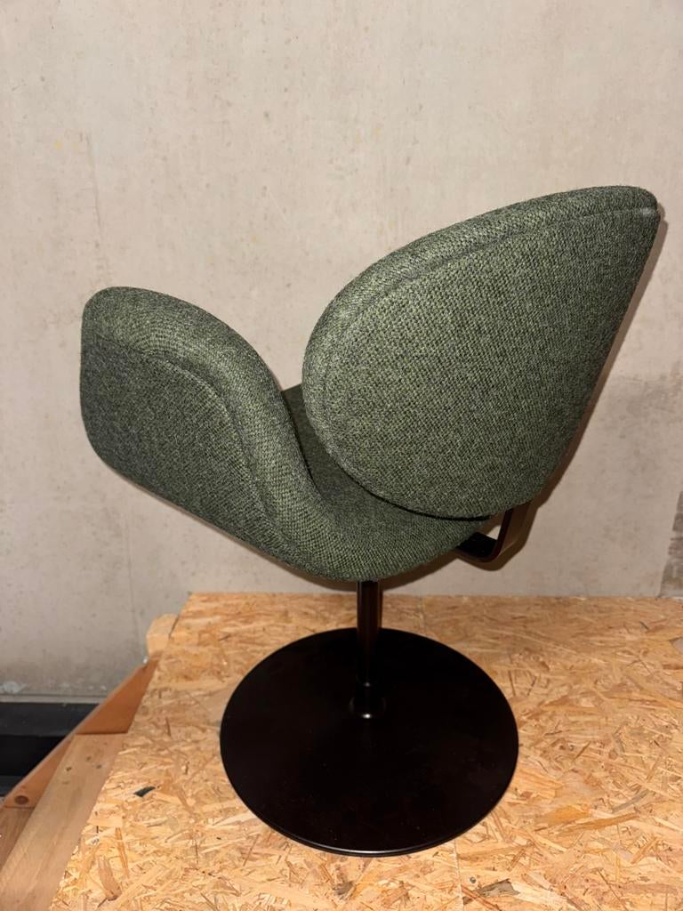Artifort Little Tulip stoel (4x) F163 donkergroen, Ophalen, Overige kleuren, Luxe exclusief design, Zo goed als nieuw