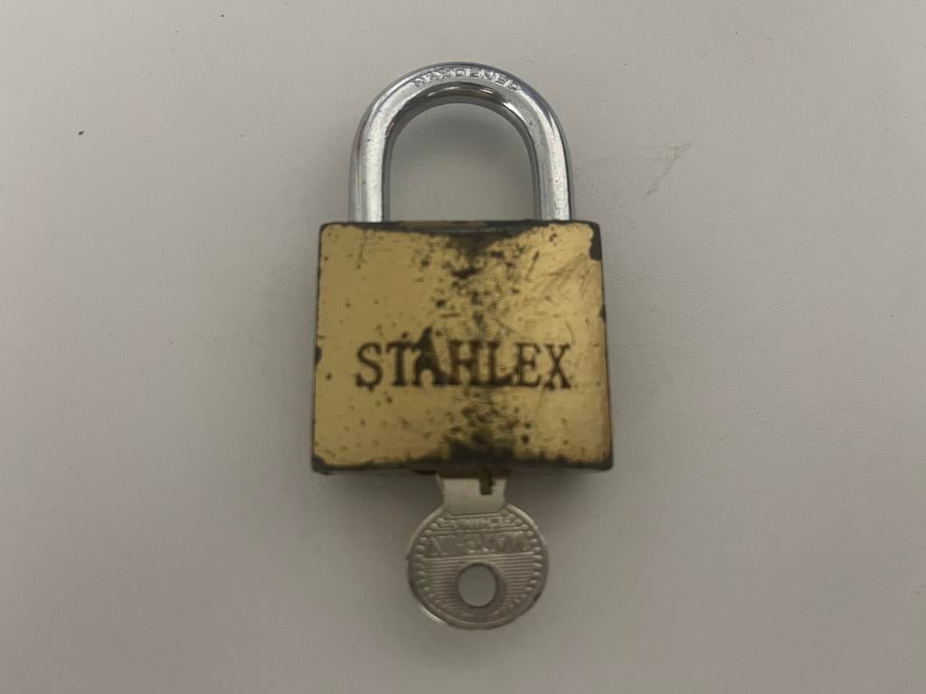 Slot, Ophalen of Verzenden, Zo goed als nieuw, Rvs