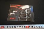sticker AKAI optical & Digital HiFi Midi Systems, Ophalen, Zo goed als nieuw, Sticker