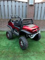 Mercedes Benz Unimog 4x4 24v Elektrische Kinderauto, Ophalen, Zo goed als nieuw, Loopvoertuig