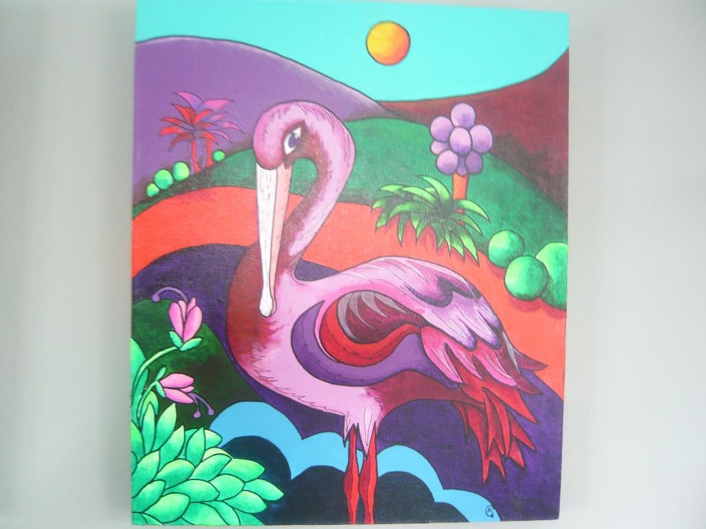 Schilderijen fleurige vogels, Ophalen of Verzenden