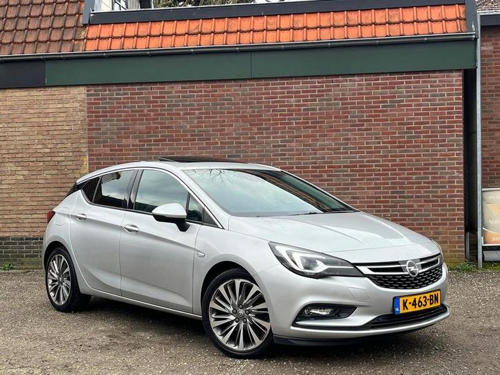 Opel Astra Turbo 200pk Pano/Start/stop/Keyles Aut 2017 Grijs, Auto's, Opel, Particulier, Astra, 360° camera, ABS, Achteruitrijcamera