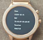 OOZOO Q3.01 smartwatch roségoud goud kleurig met oplad, Ophalen, Conditie, Zo goed als nieuw, Waterdicht