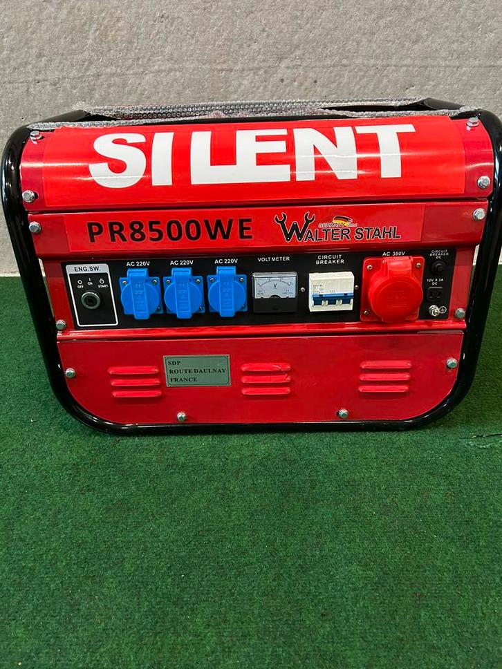 Nieuwe Walterstahl PR8500we benzine aggregaten, Doe-het-zelf en Verbouw, Aggregaten, Nieuw, Benzine, Minder dan 5 kVA, Ophalen