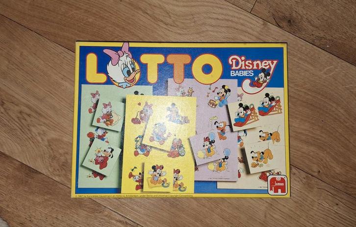 Disney Babies Lotto Spel - Jumbo (1987), Hobby en Vrije tijd, Gezelschapsspellen | Bordspellen, Gebruikt, Een of twee spelers