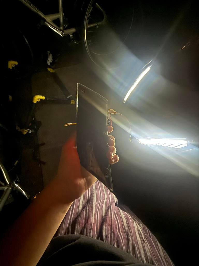 Alpha led matrix achterkant 1, Fietsen en Brommers, Fietsaccessoires | Fietsverlichting, Ophalen, Gebruikt, Overig, Verlichtingsset