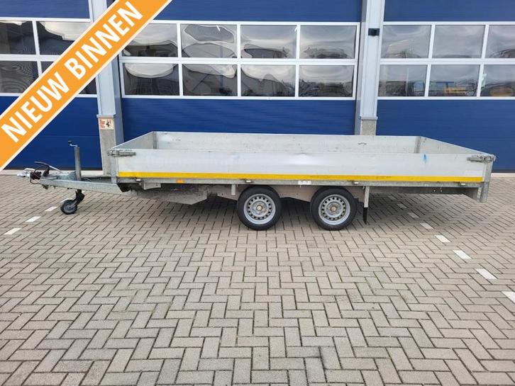 Eduard Plateau aanhangwagen 3000 kg tandemasser garantie**, Auto diversen, Aanhangers en Bagagewagens, Gebruikt