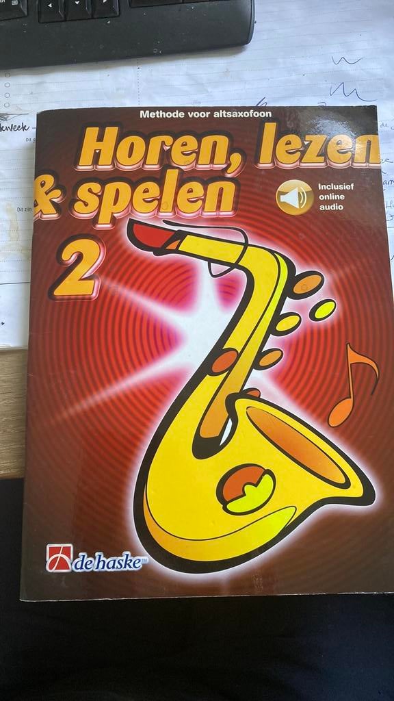 Horen, lezen & spelen 2 altsaxofoon, Ophalen of Verzenden, Zo goed als nieuw, Overige onderwerpen