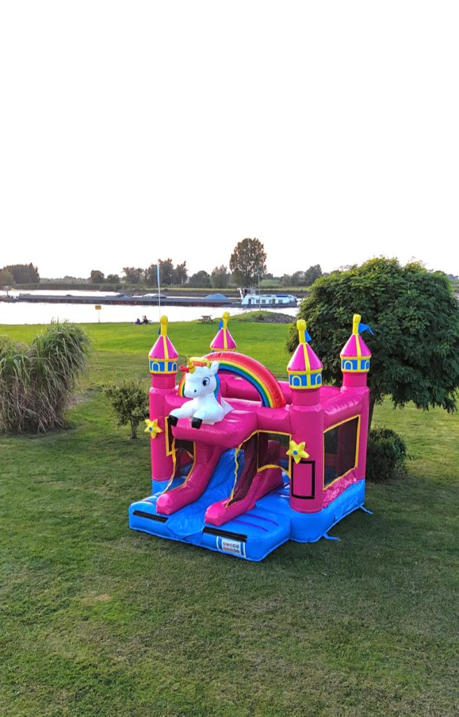 Springkussen unicorn te huur per dag, Ophalen, Zo goed als nieuw, Overige