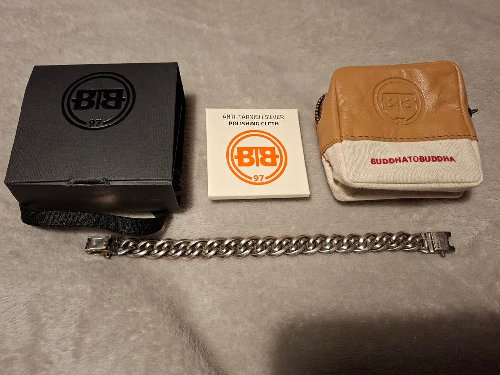 Budha to budha armband, Ophalen of Verzenden, Zo goed als nieuw, Zilver, Zilver