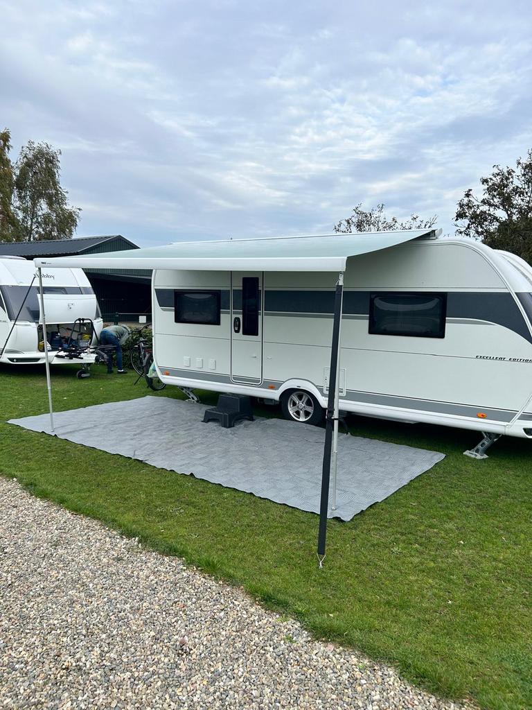 Te koop cassette luifel thule 6300 wit , 4.25 meter, Ophalen of Verzenden, Zo goed als nieuw