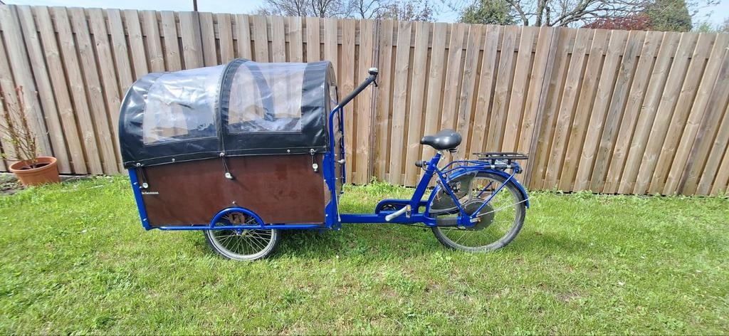 UNIEK! Elektrische bakfiets Fietsfabriek- 8 zitplaatsen, Fietsen en Brommers, Fietsen | Bakfietsen, Ophalen