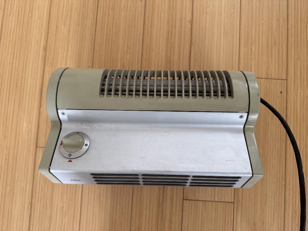 Design Dieter Rams, H 7, ventilatorkachel, Braun , 1967, Ophalen