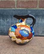 Zeldzaam mooie Gouda plateel Regina vaas, Antiek en Kunst, Antiek | Keramiek en Aardewerk, Ophalen of Verzenden