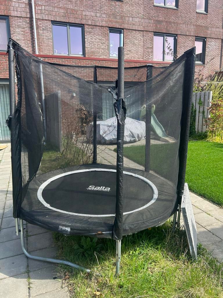 Salta Combo trampoline ø 183 cm met veiligheidsnet, Ophalen, Gebruikt