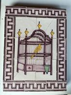 Antiek tegeltableau vogelkooi Westraven 1910, Ophalen