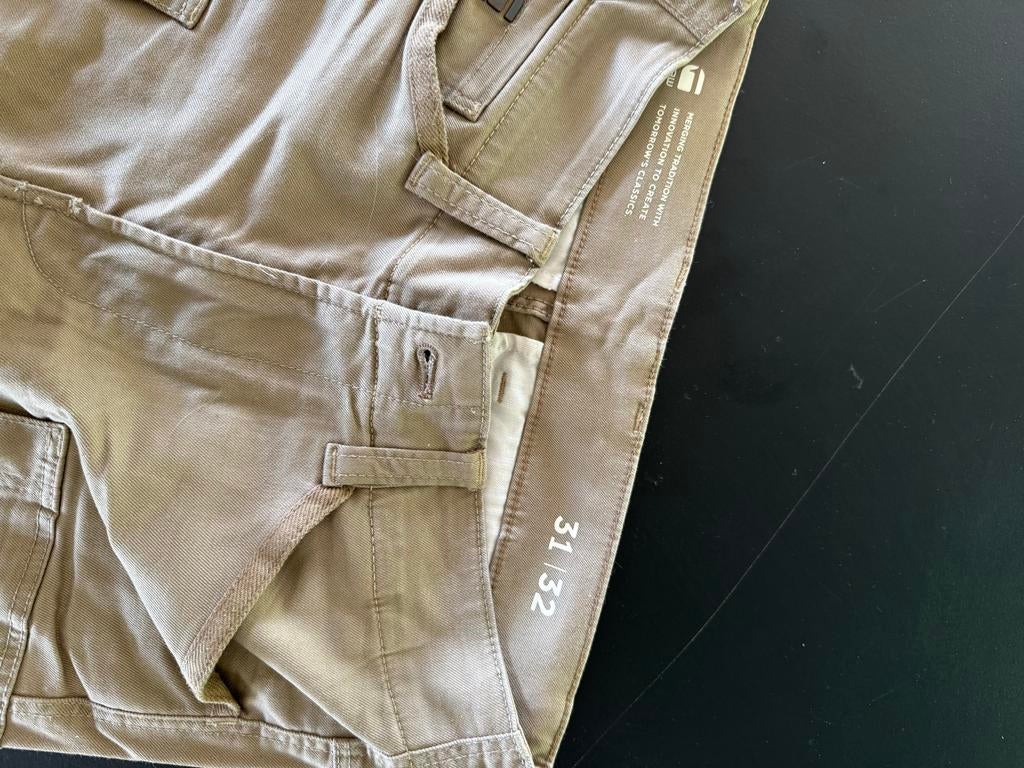 G-Star Cargo Broek - Maat 31/32, Kleding | Heren, Ophalen of Verzenden, Gedragen, Overige maten, Beige