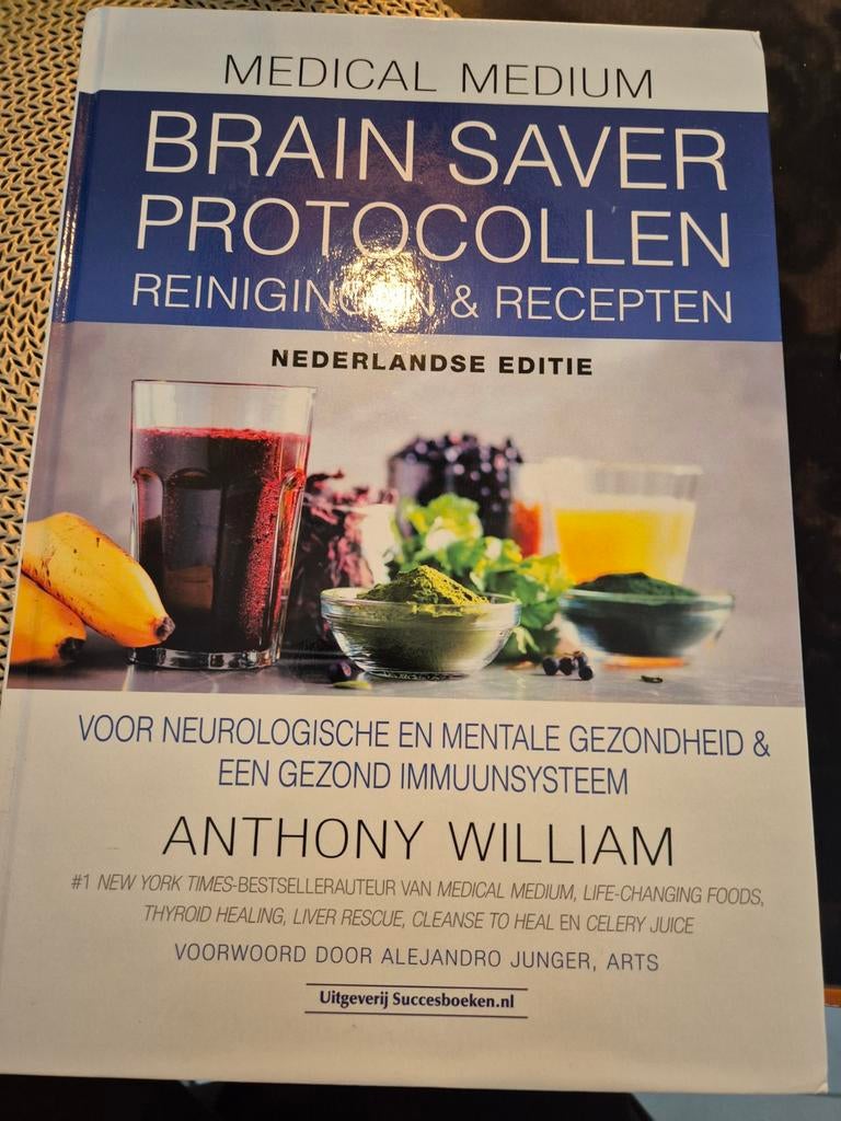 Medical Medium Brain Saver Protocollen - Anthony William, Ophalen of Verzenden, Zo goed als nieuw, Gezondheid en Conditie, Anthony William