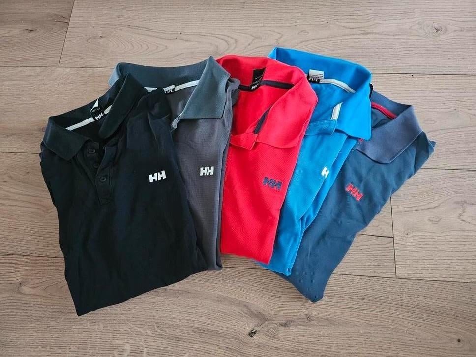 Bundel van 5 Helly Hansen poloshirts Maat 3XL, Overige maten, Ophalen of Verzenden, Zo goed als nieuw, Overige kleuren