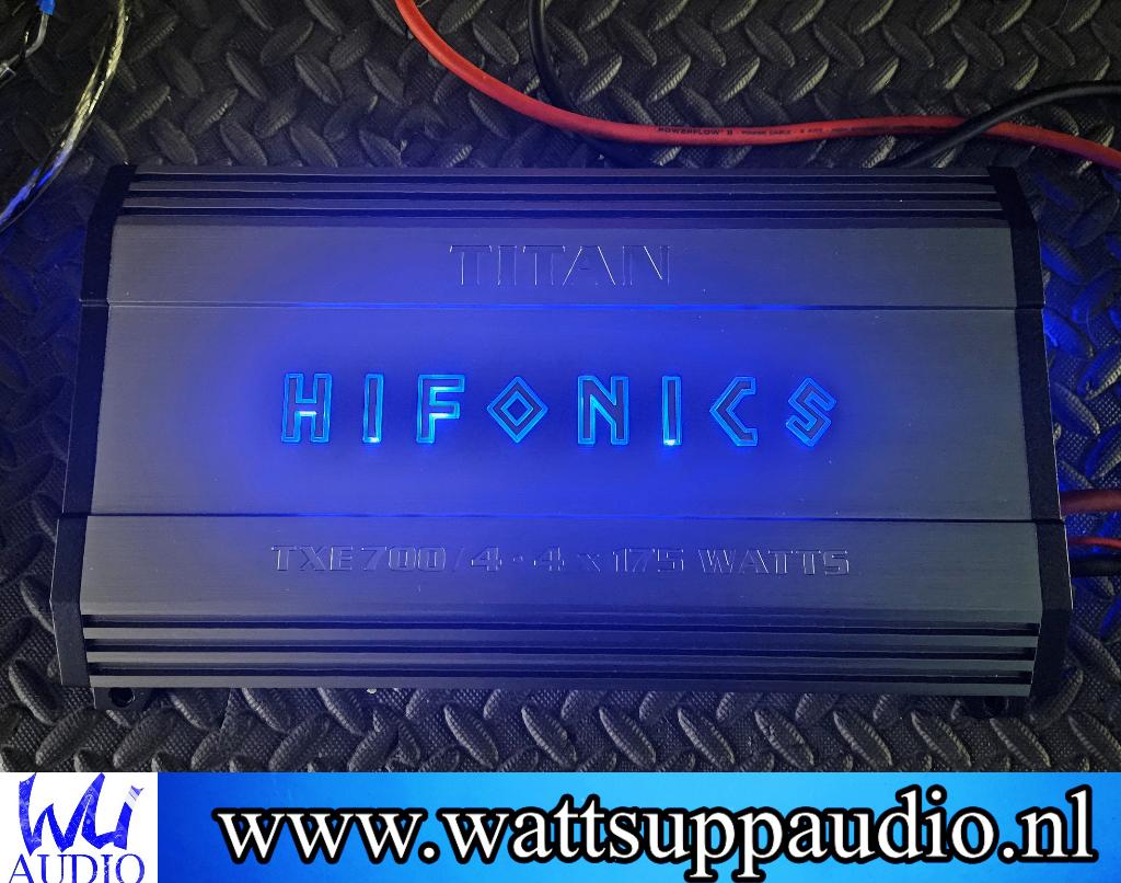 Hifonics Titan TXE700/4 4 kanaals versterker 700WRMS, Gebruikt, Audio Design, Am Breilingsweg 3, 76709 Kronau, Duitsland, Ophalen of Verzenden