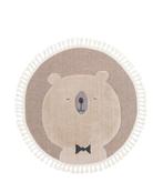Benuta Vloerkleed Kinderkamer Beer 120cm Rond Nieuw, Ophalen, 100 tot 150 cm, Beige, Rond