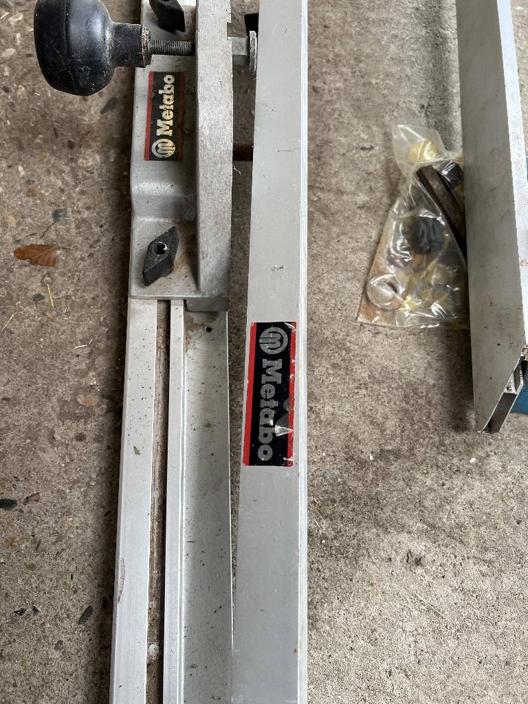 Metabo zaagtafel onderdelen, Doe-het-zelf en Verbouw, Gereedschap | Zaagmachines, Ophalen, Gebruikt, Cirkelzaag, 30 tot 70 mm
