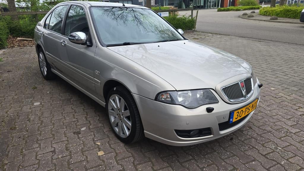 Rover 45 18 Sterling automaat leer (bj 2004), Auto's, Rover, Automaat, Gebruikt, 1796 cc, Beige