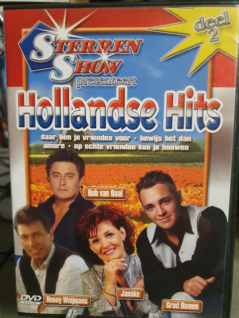 Sterren Show presenteert Hollandse hits deel 2 DVD, Alle leeftijden, Ophalen, Zo goed als nieuw