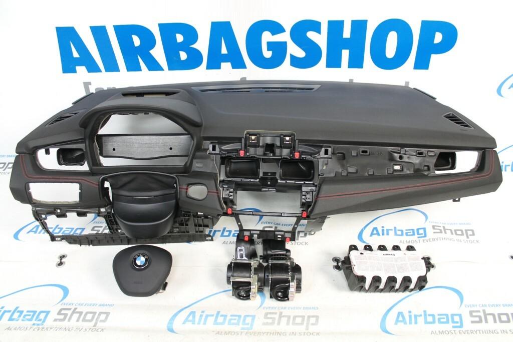 Airbag set - Dashboard Head up rode stiksel BMW 2 serie F45, Gebruikt, Ophalen of Verzenden