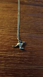 Zilveren bedel kangaroe, Sieraden, Tassen en Uiterlijk, Ophalen of Verzenden, Zo goed als nieuw, Zilver, Oor- of Traguspiercing