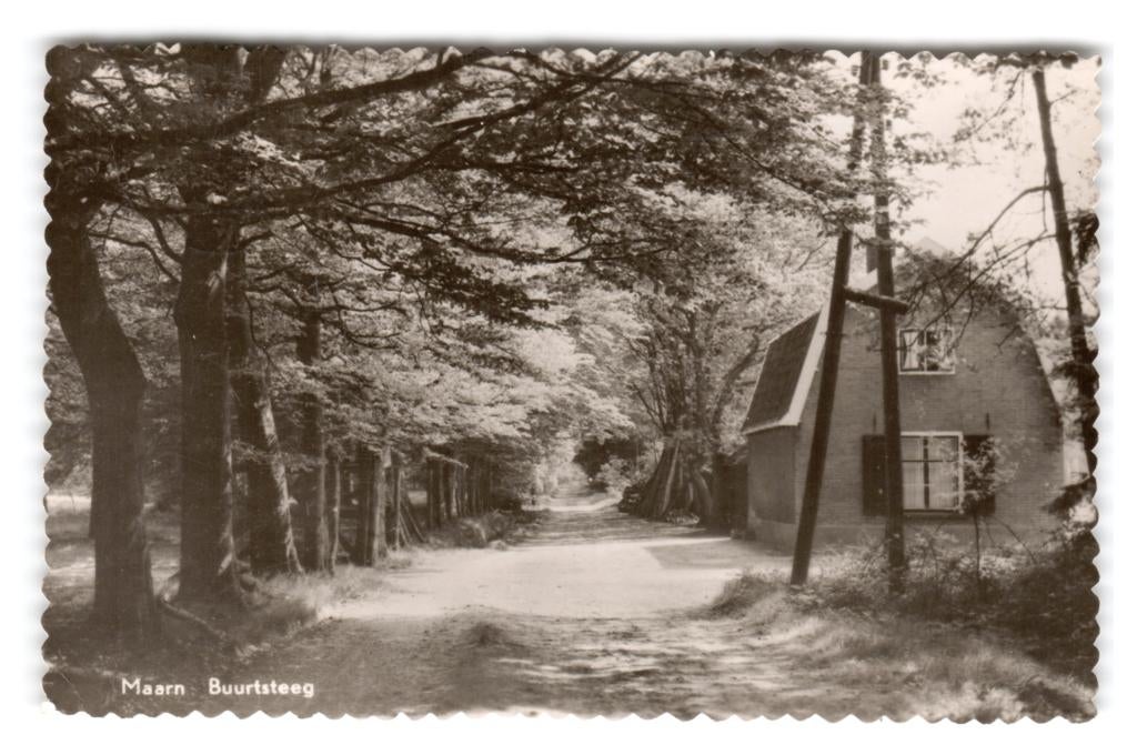 Maarn, Buurtsteeg, Verzenden, 1940 tot 1960, Gelopen, Utrecht