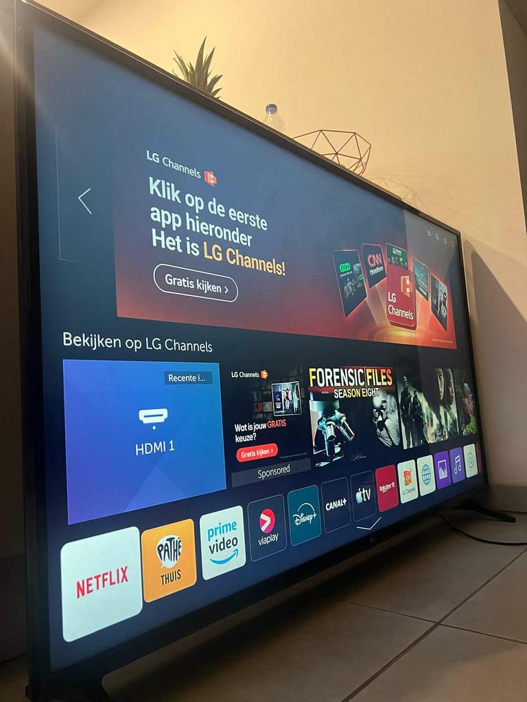 Lg 55 Inch Smart TV, LED, 50 Hz, Ophalen of Verzenden, Zo goed als nieuw