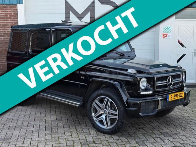 Mercedes-Benz G-klasse 500 20" AMG -Trekhaak -BTW -Schuifdak, Auto's, Mercedes-Benz, Bedrijf, Te koop, G-Klasse, 4x4, ABS, Airbags