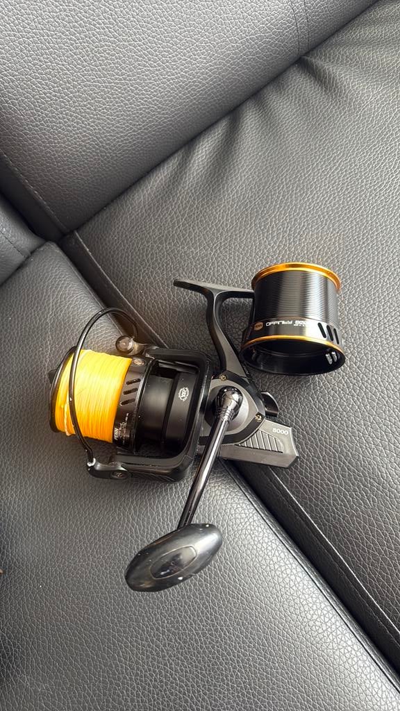 1x Penn Anffinity 8000 inclusief reserve spoel, Watersport en Boten, Hengelsport | Zeevissen, Ophalen of Verzenden, Gebruikt, Molen