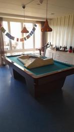 Vintage biljarttafel Pasma Leeuwarden - verwarmd - koopje, Ophalen of Verzenden, Gebruikt, Biljarttafel