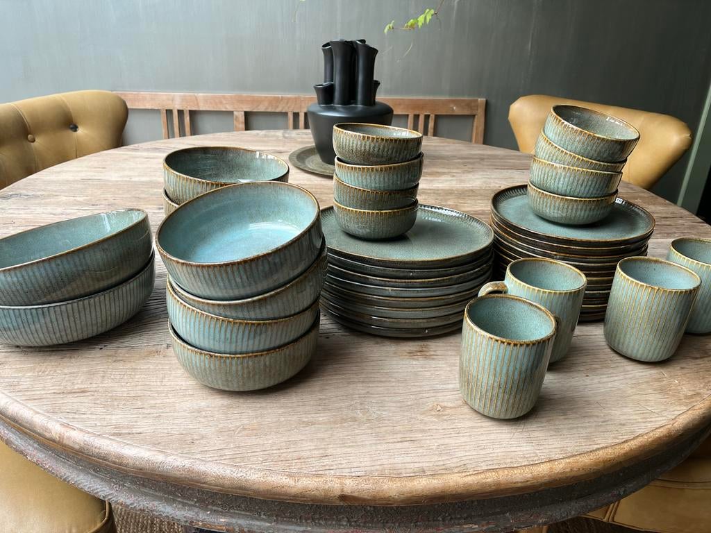 Compleet Servies Camille - 8 Personen, Huis en Inrichting, Ophalen, Porselein, Overige stijlen