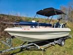 Te koop: Laguna Sport Fish 455 met 50 pk Mariner 4-takt, Ophalen of Verzenden, 3 tot 6 meter, Buitenboordmotor, Polyester