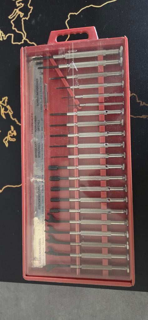 Precisie Schroevendraaierset - Diverse Maten, Ophalen of Verzenden, Gebruikt