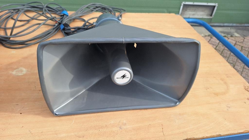 Speakers Monacor luidsprekker stadionspeakers KU-916T, Audio, Tv en Foto, Luidsprekers, Gebruikt, 60 tot 120 watt, Industriepark 2a 9351PA Leek