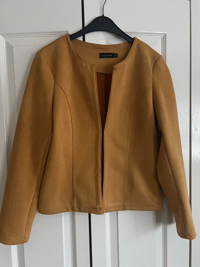 Oker gele blazer maat S, Ophalen of Verzenden, Zo goed als nieuw, Maat 38/40 (M), Geel