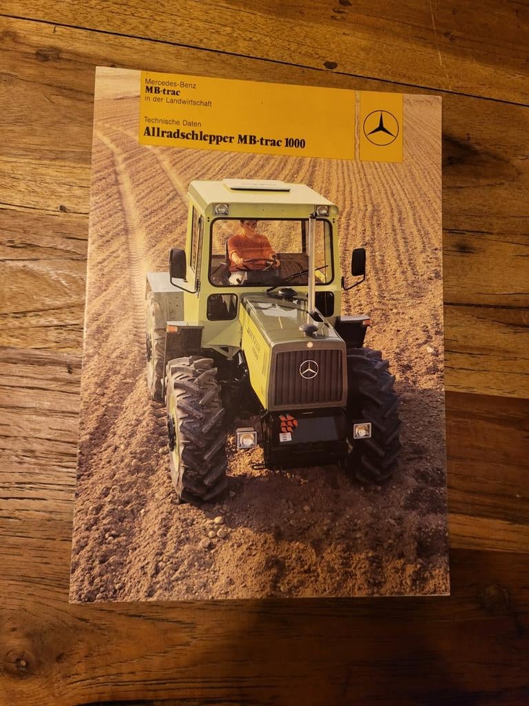 tractor folder MB-trac 1000, Ophalen of Verzenden, Zo goed als nieuw