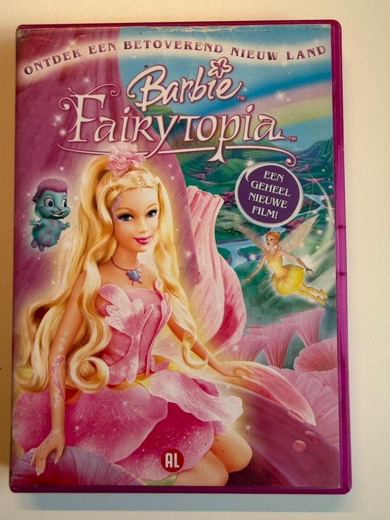 Barbie Fairytopia DVD/ ACTIE 5=4, Alle leeftijden, Ophalen of Verzenden, Zo goed als nieuw