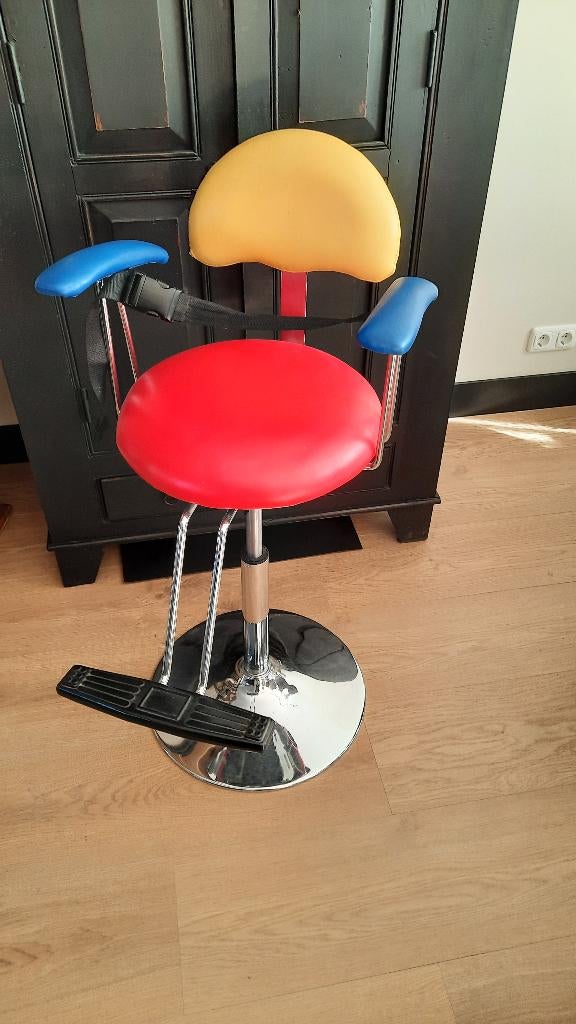 Stoel  (kinderknipstoel), Huis en Inrichting, Ophalen, Blauw, Zo goed als nieuw, Metaal