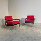 Vintage fauteuils jaren 60 70 design martin visser, Ophalen, 75 tot 100 cm, Stof, 50 tot 75 cm