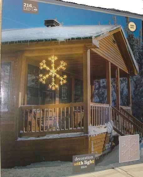 Kerstverlichting Sneeuwvlok 216 Led en 288 Led lampjes, Diversen, Kerst, Nieuw, Ophalen