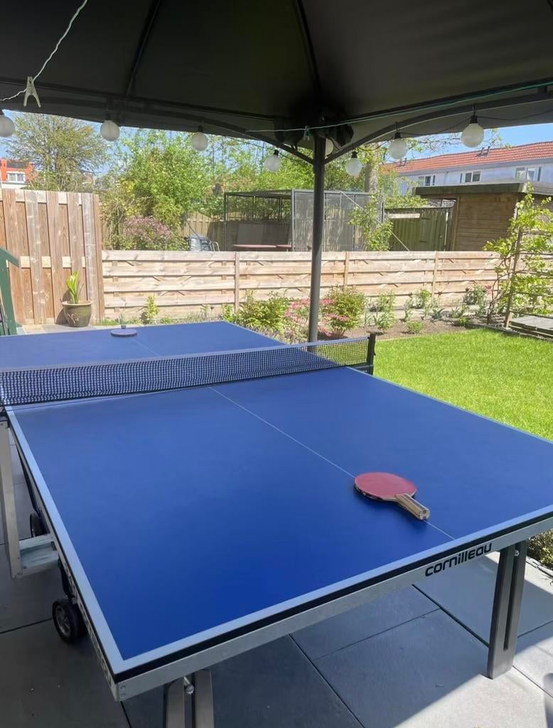 Cornilleau Tafeltennistafel / Ping Pong Tafel Outdoor, Sport en Fitness, Tafeltennis, Ophalen, Zo goed als nieuw, Tafel Outdoor
