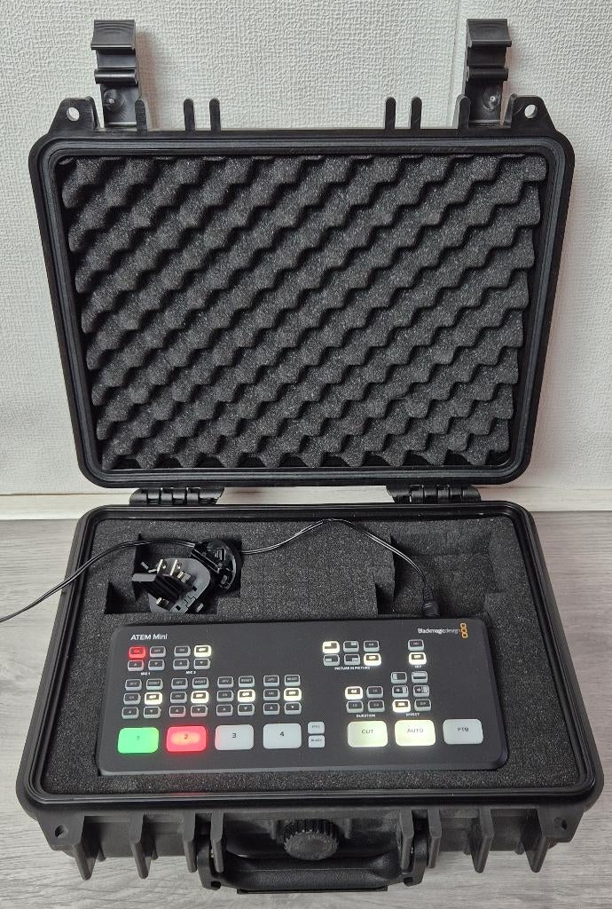 Blackmagic ATEM Mini + Flightcase, Audio, Tv en Foto, Ophalen of Verzenden, Zo goed als nieuw, Video