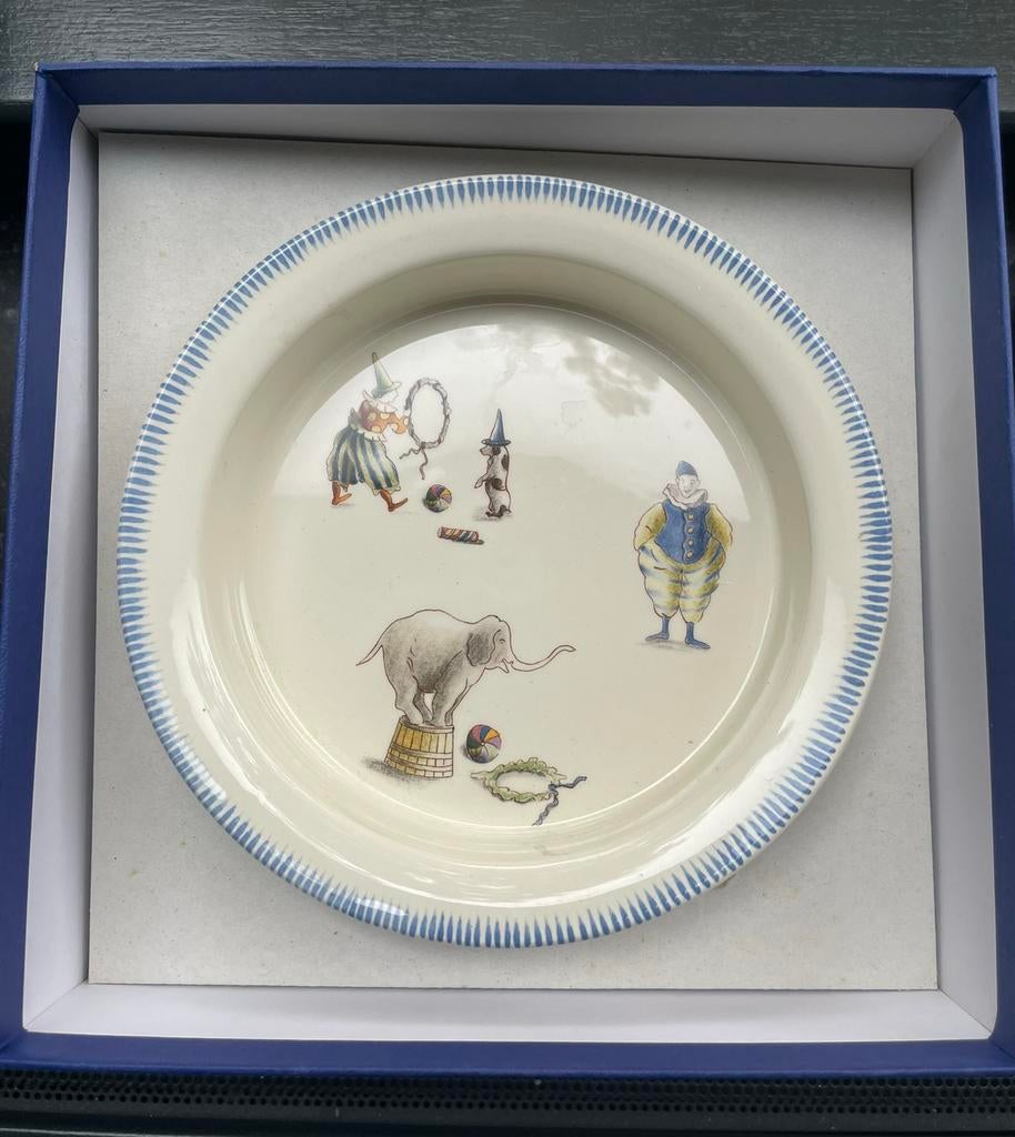Gien kinderservies le cirque papschaaltje, Huis en Inrichting, Keuken | Servies, Zo goed als nieuw, Ophalen of Verzenden